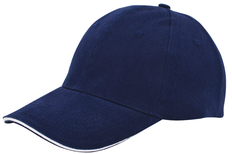 1947 Brushed twill cap navy/wit