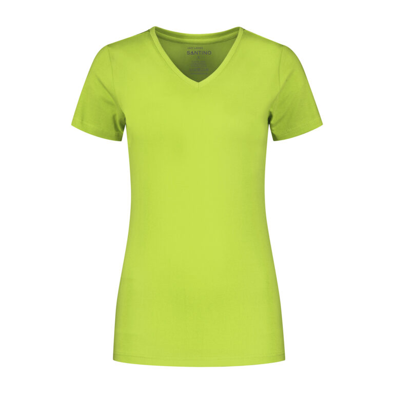 T-shirt Jazz Ladies limegroen