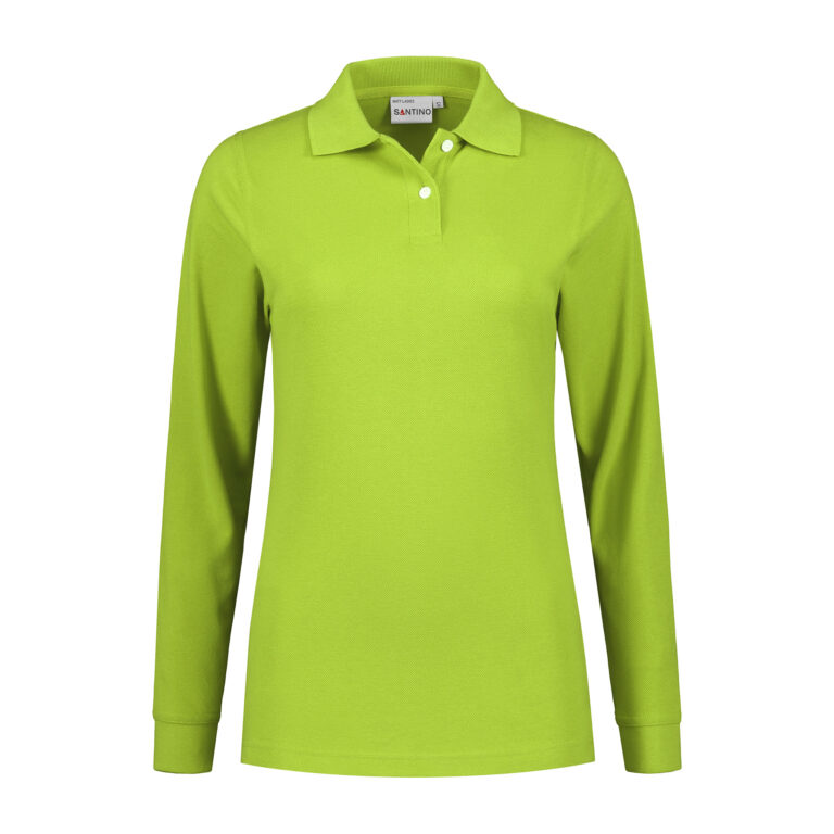 Polo Matt Ladies limegroen