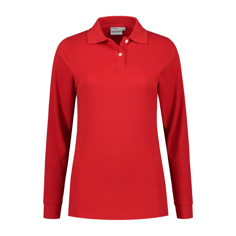 Polo Matt Ladies rood