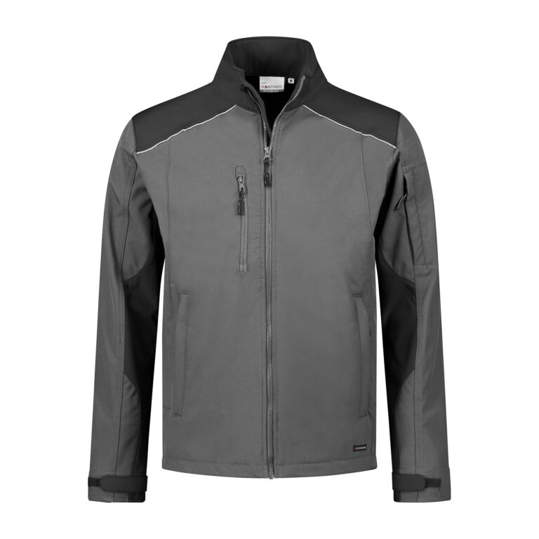 Softshell jack Tour graphite/zwart