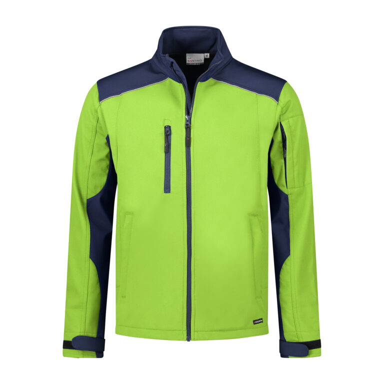 Softshell jack Tour lime/navy