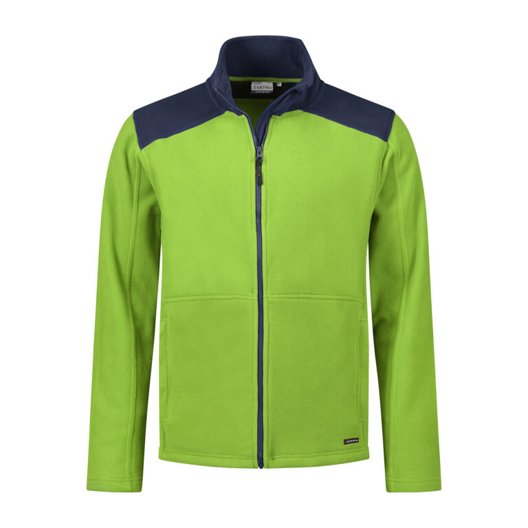 Fleecejack Trento lime/navy