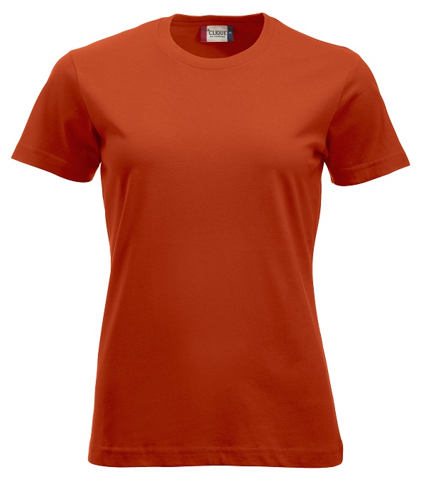 029361 T-shirt New Classic Ladies diep oranje