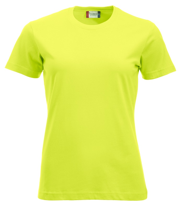 029361 T-shirt New Classic ladies signaal groen