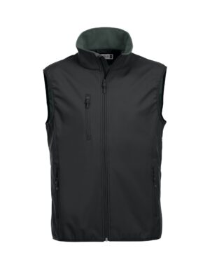 020911 Basic Softshell bodywarmer zwart
