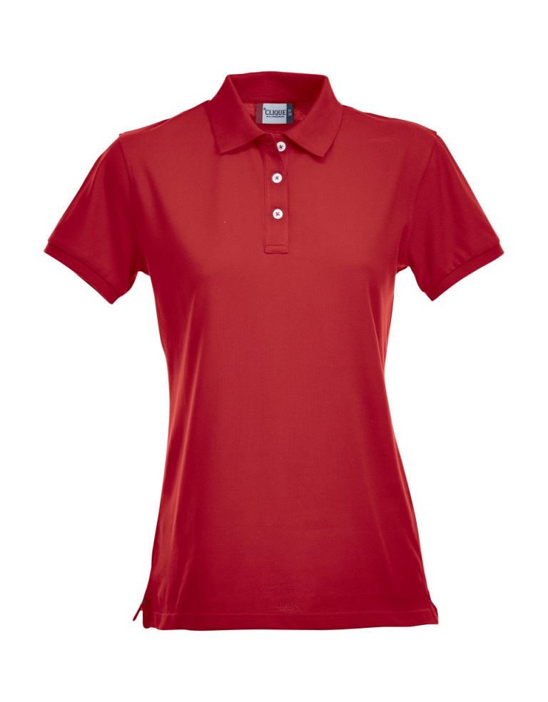 028241 Premium Polo Ladies rood