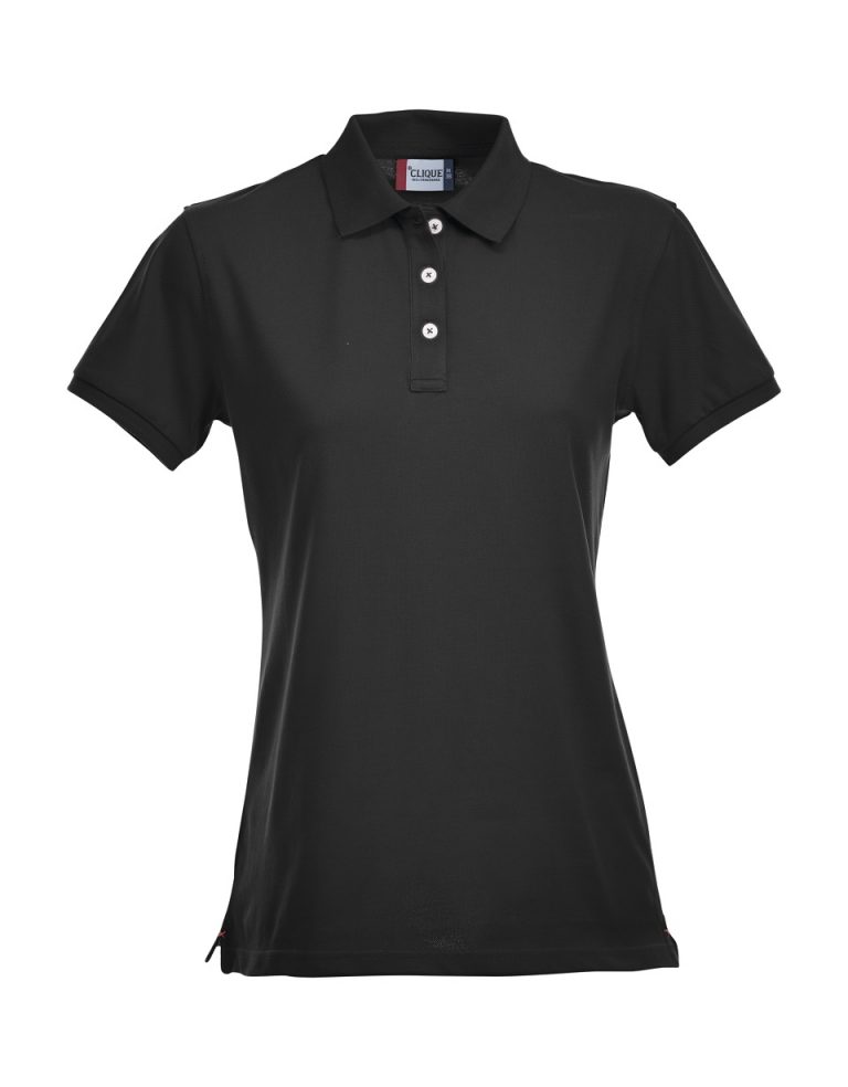 028241 Premium Polo Ladies zwart