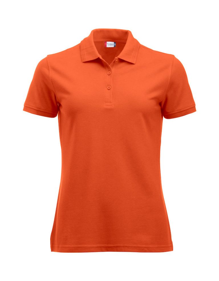 028251 Manhattan polo Ladies 18 diep-oranje