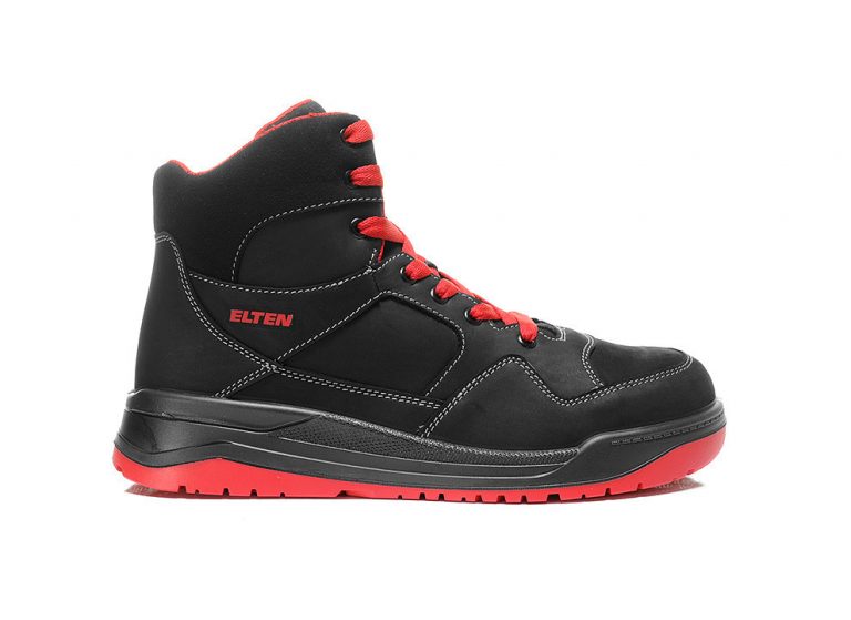 763391 Maverick Black-Red Mid ESD Elten