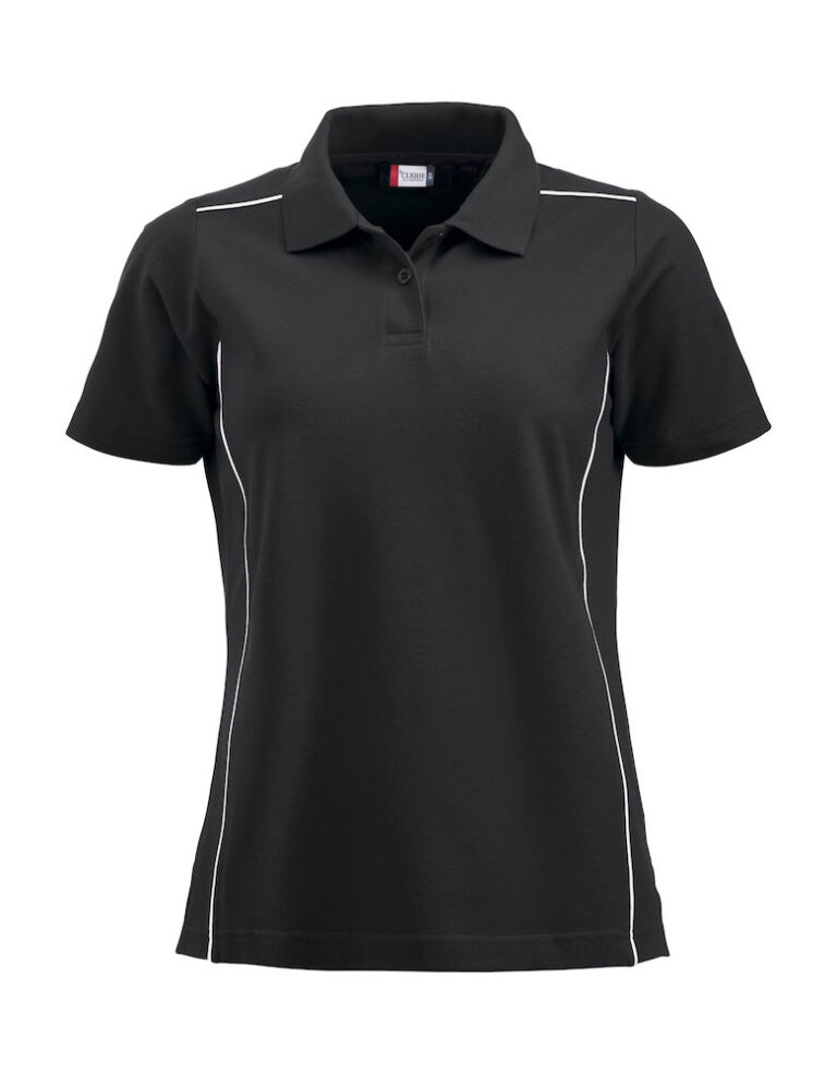 028223 New Alpena Polo Ladies zwart