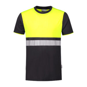 Hi-Vis T-shirt Hannover graphite/ geel