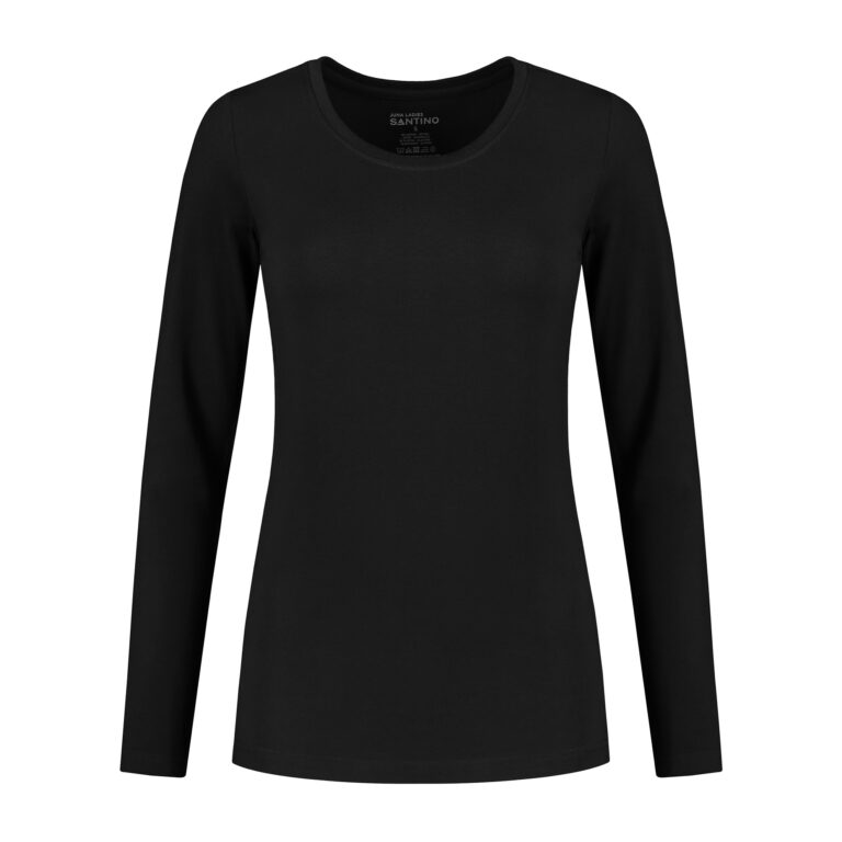 T-shirt Juna Ladies zwart