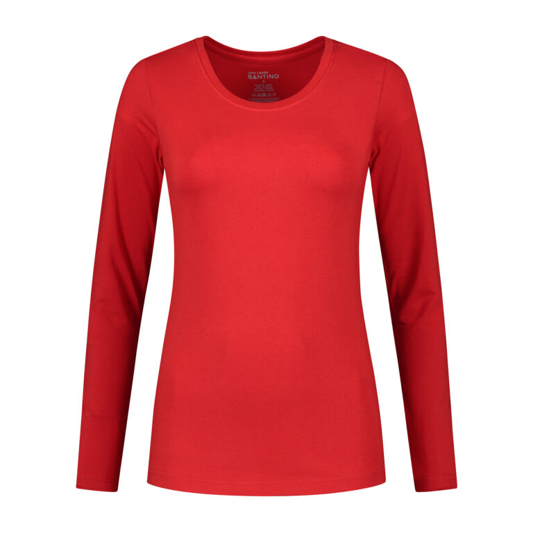 T-shirt Juna Ladies rood