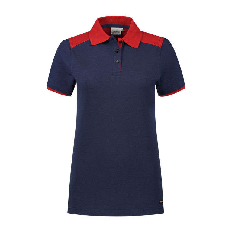 Polo Tivoli Lady navy/rood