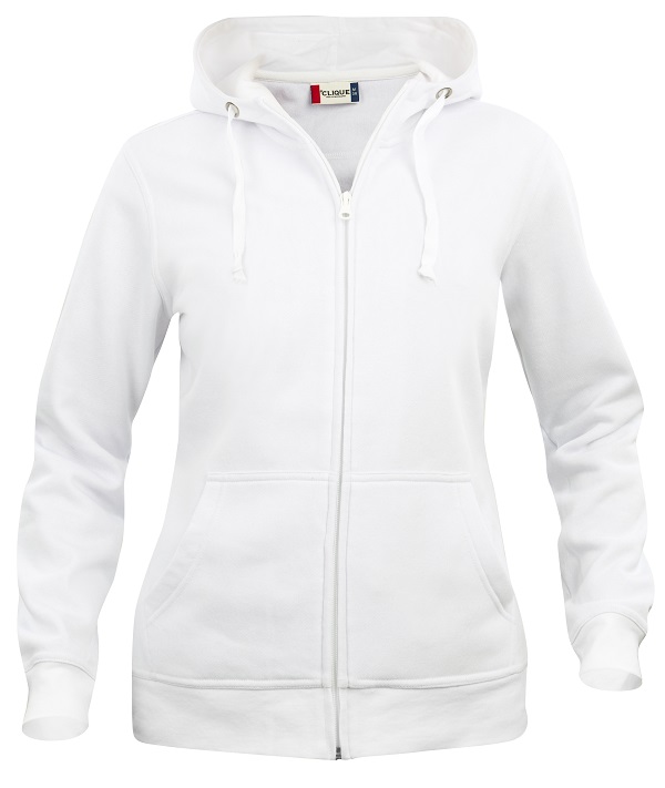 Onderdrukker Laag Zending 021035 Clique Hooded Sweatvest Dames J. v.d. Vrande bedrijfskleding