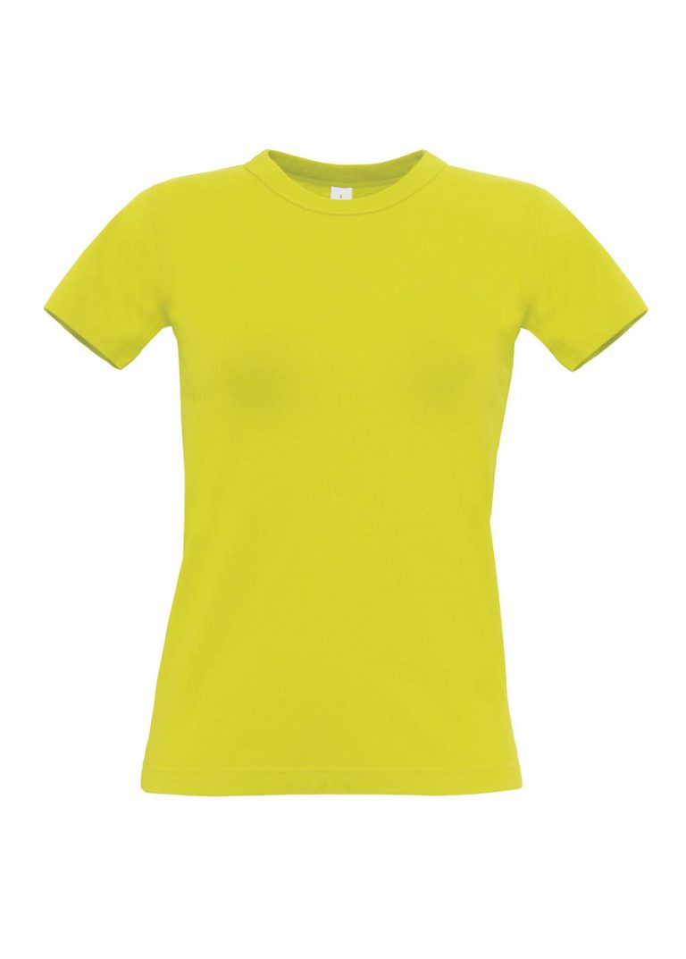 Exact 190 dames T-shirt B&C pixel lime