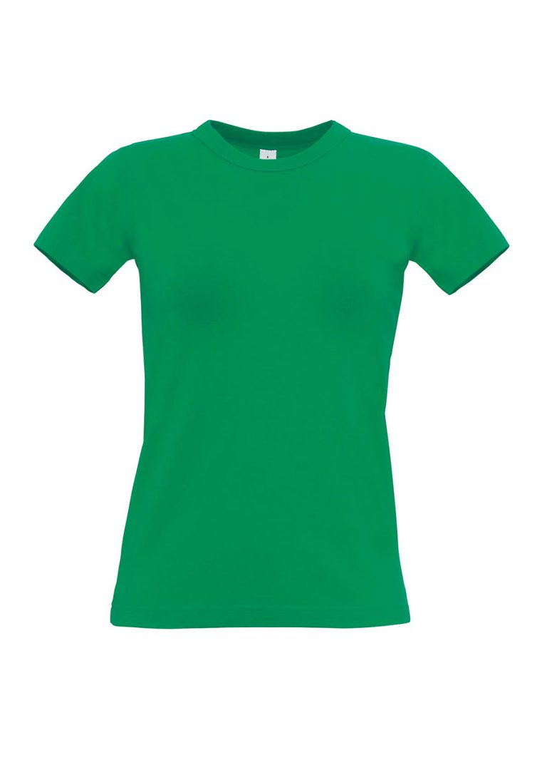 Exact 190 dames T-shirt B&C kelly green