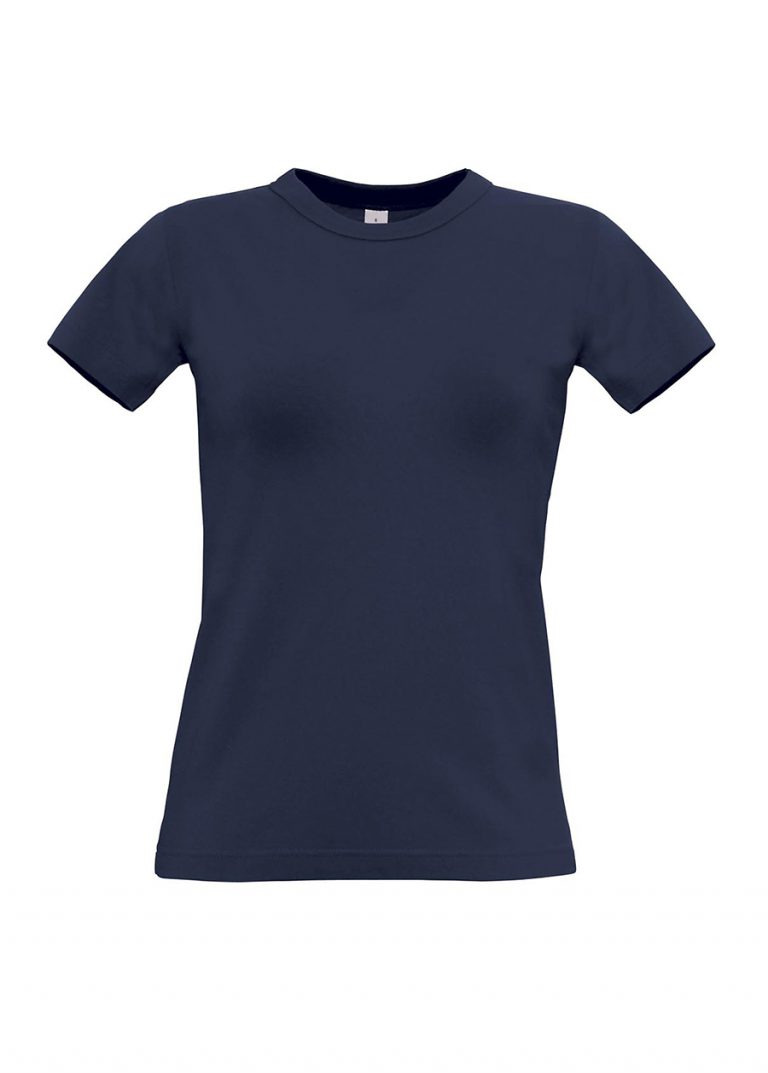 Exact 190 dames T-shirt B&C navy