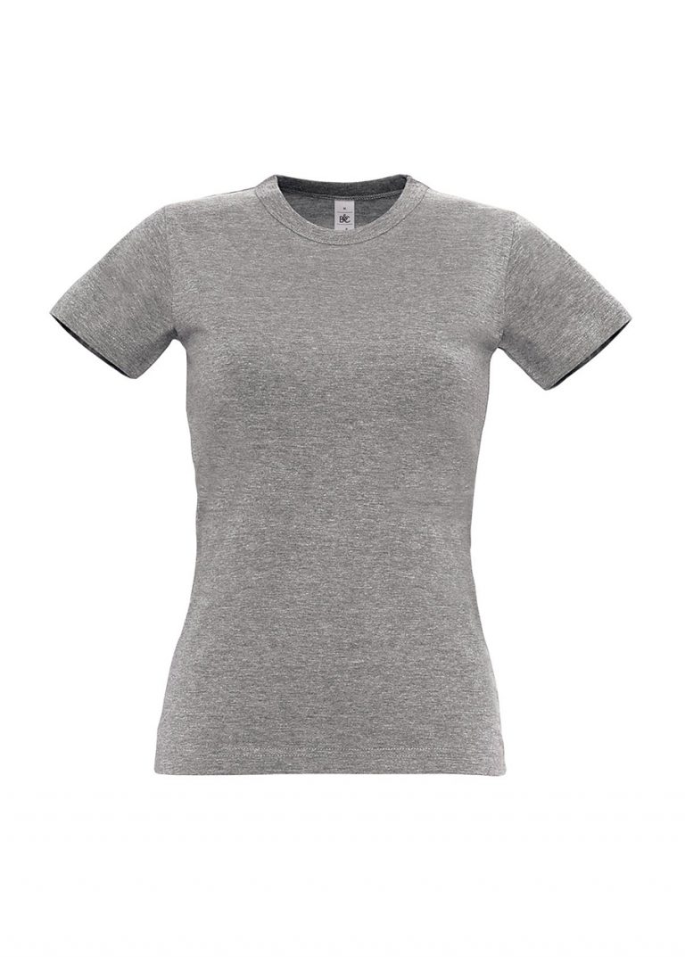 Exact 190 dames T-shirt B&C sports grey