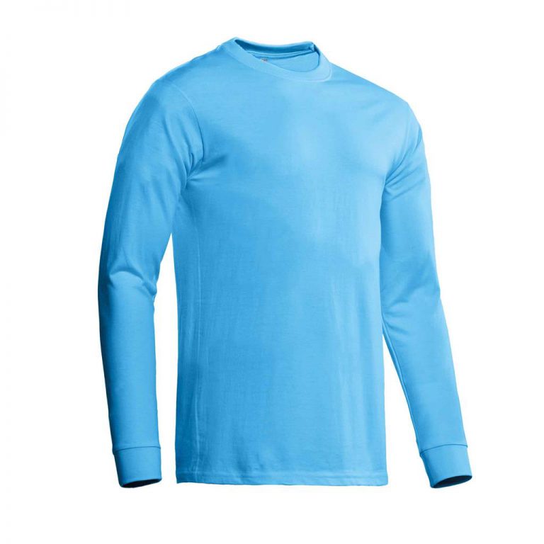 James T-shirt lange mouw Santino aqua