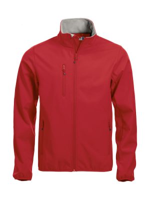 020910 Basic Softshell jas rood