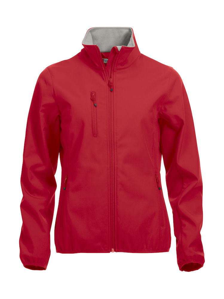020915 Basic Softshell jas Ladies rood