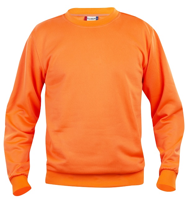 021030 Basic Roundneck Sweater signaaloranje