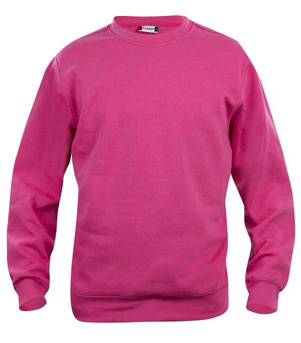 021030 Basic Roundneck Sweater helder kersen