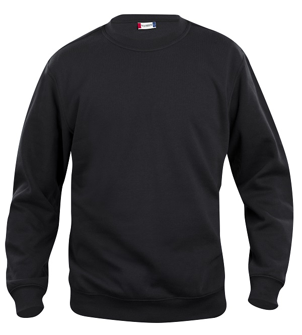 021030 Basic Roundneck Sweater zwart