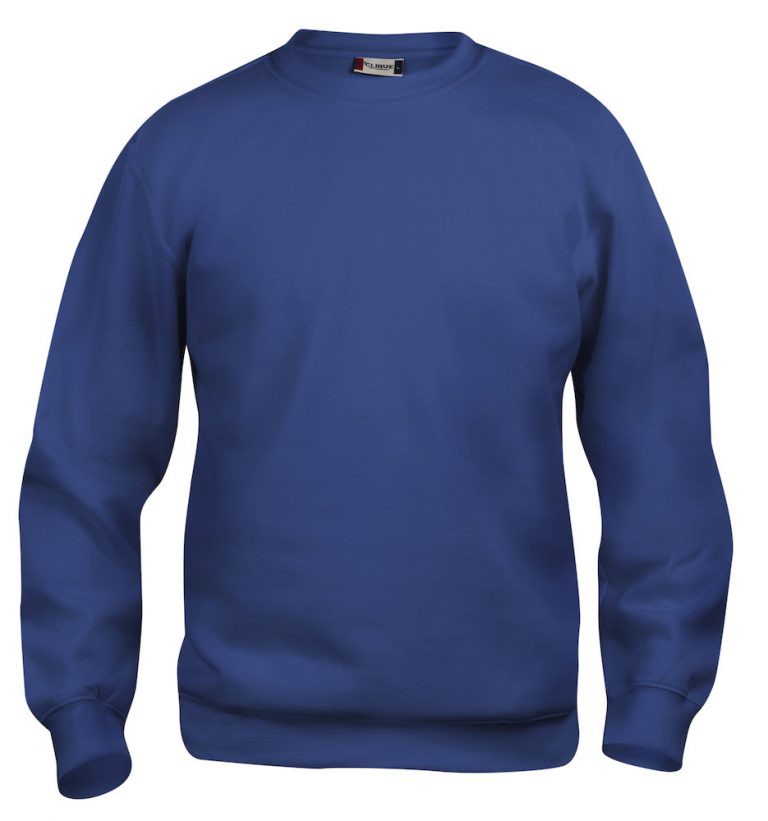 021030 Basic Roundneck Sweater blauw