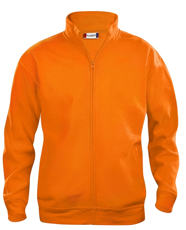 021038 Basic Cardigan signaal oranje