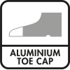 Aluminium toe cap