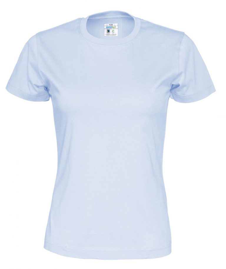 141007 CottoVer T-shirt lady sky blue