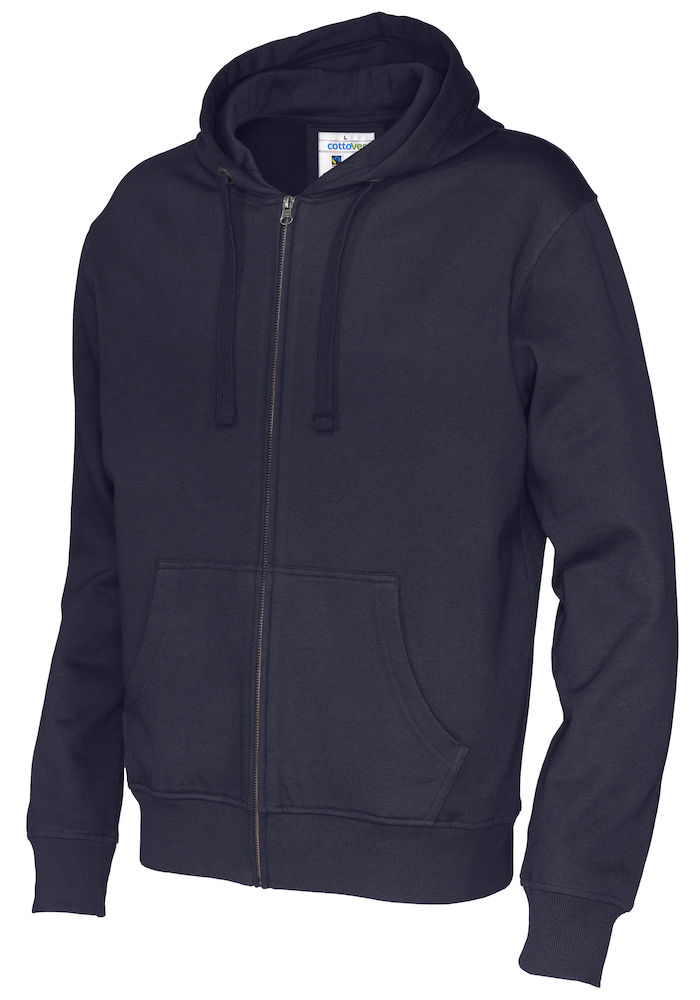 141010 CottoVer Hooded Sweatvest Man Navy