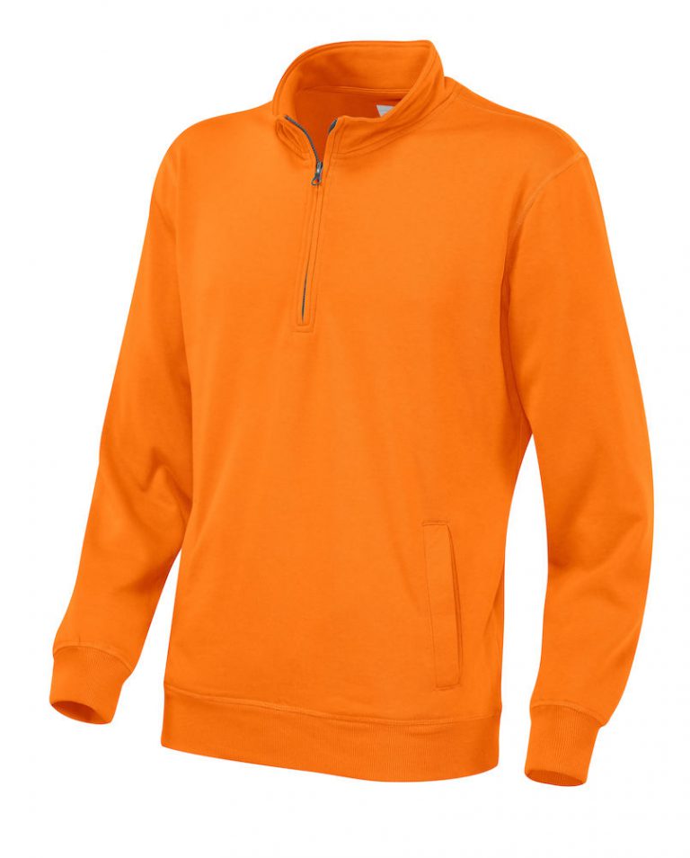 141012 CottoVer Zipsweater orange