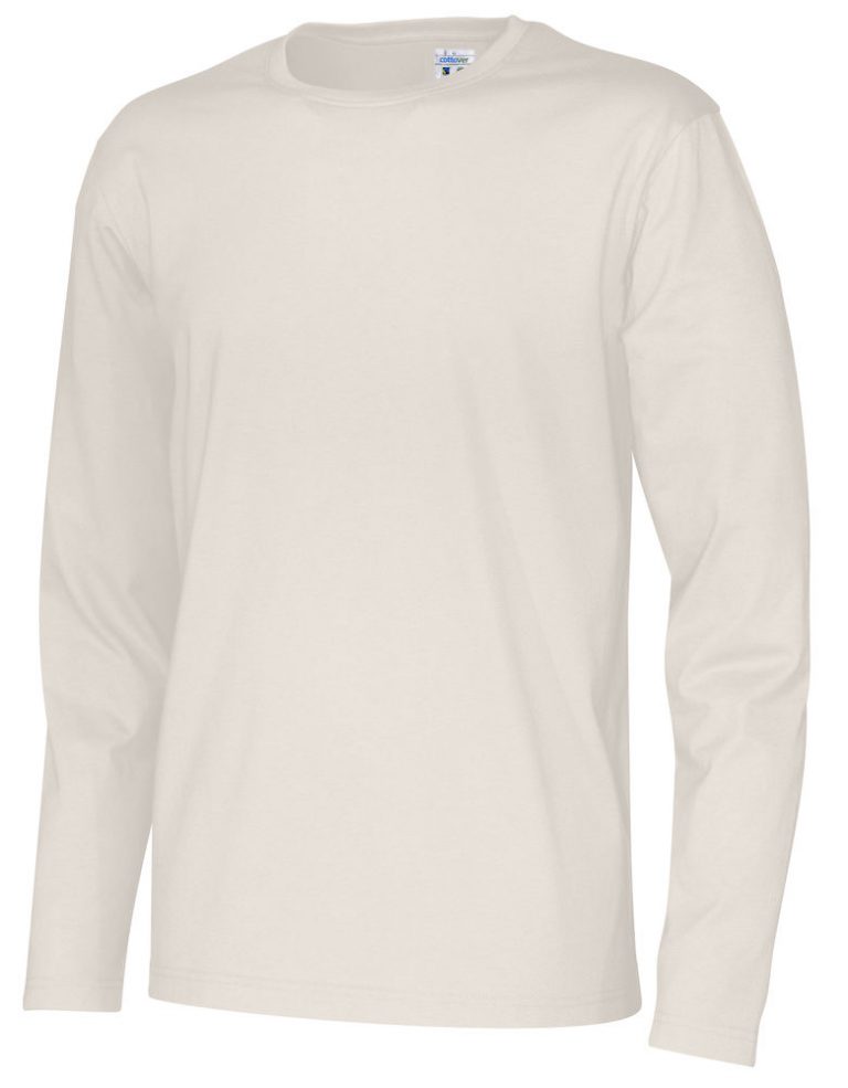 141020 CottoVer T-shirt Man lange mouw off white