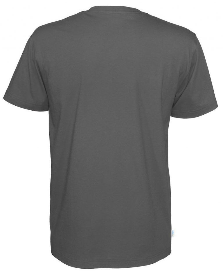 141022 CottoVer T-Shirt V-Hals Man charcoal