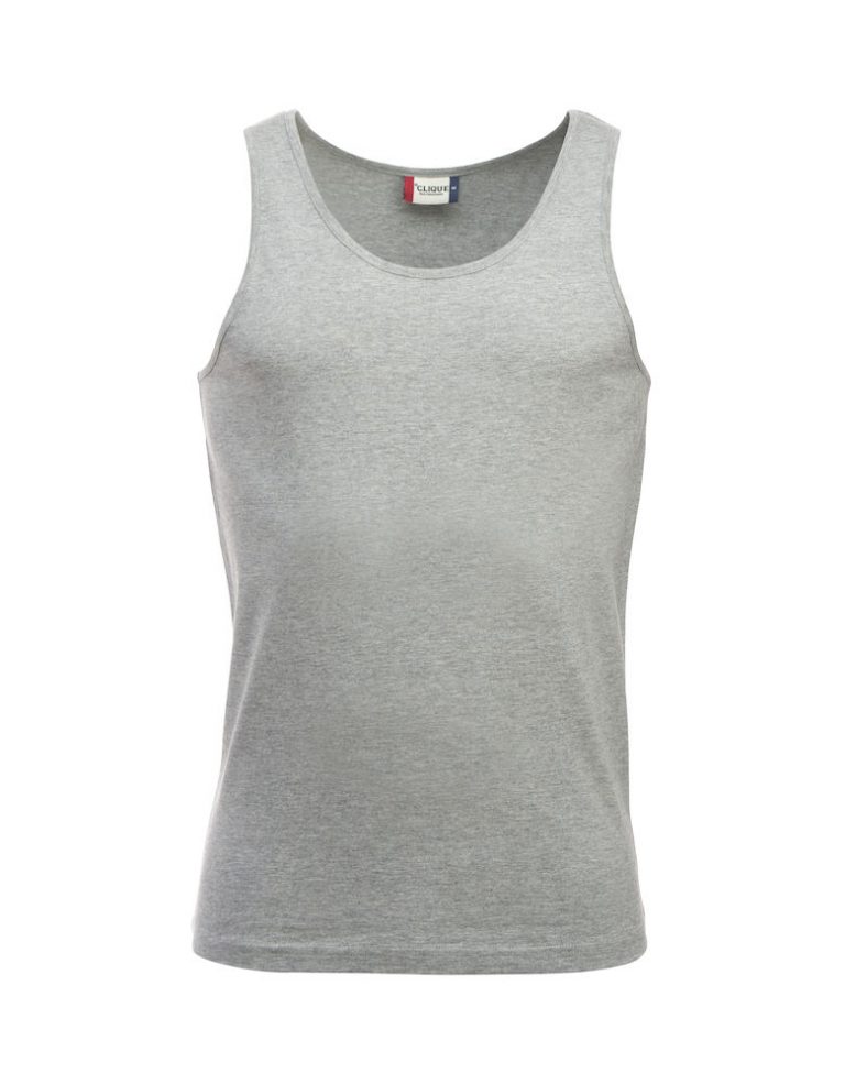 029367 Classic Tanktop grijsmelange