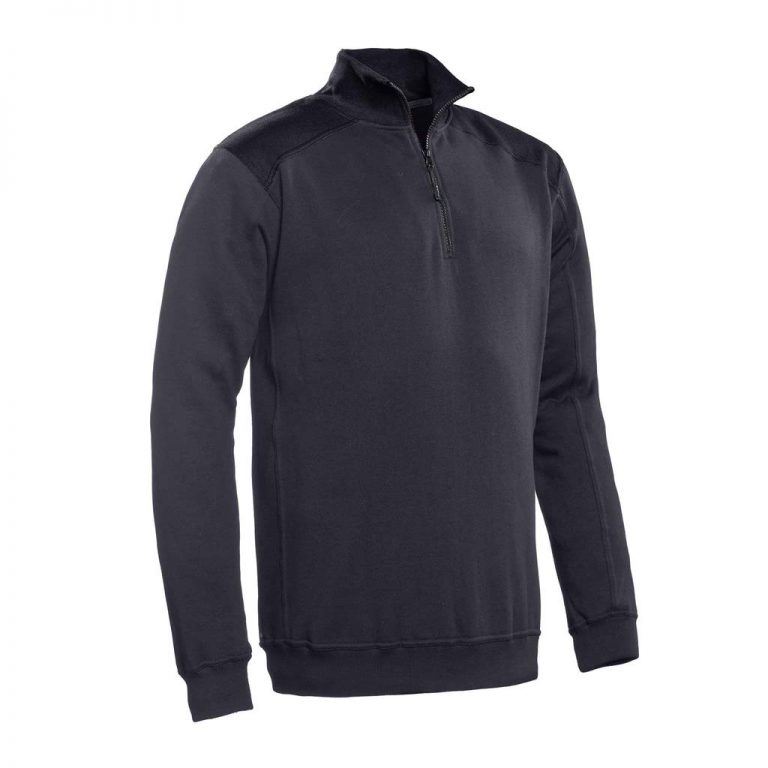 Tokyo Santino Zipsweater 2-Color-Line graphite/ zwart