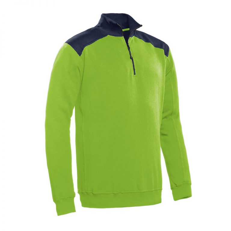 Tokyo Santino Zipsweater 2-Color-Line lime/ real navy