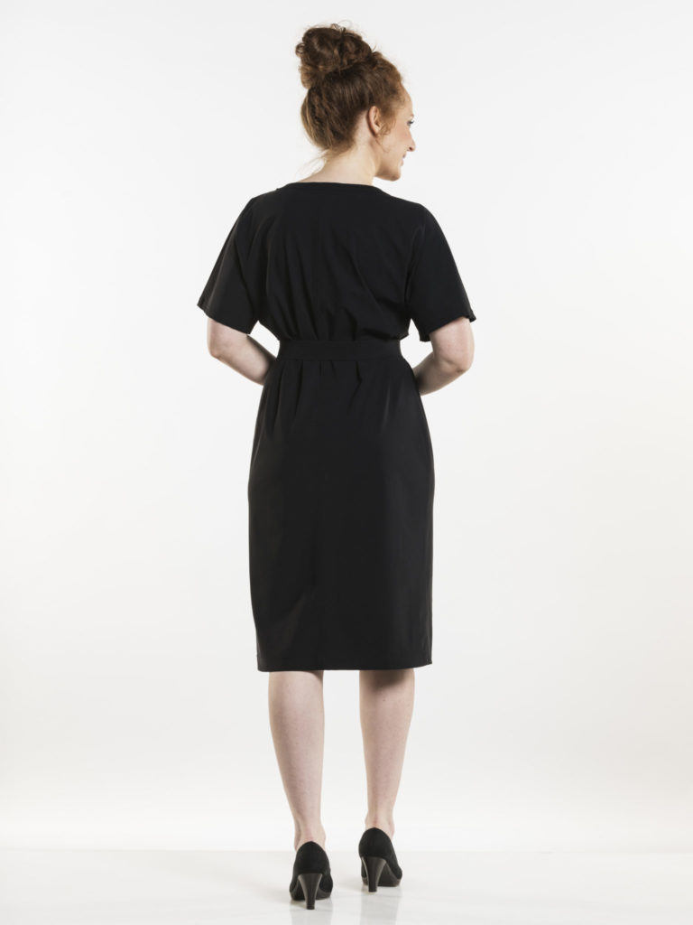 Dress Fennel Black Chaud Devant