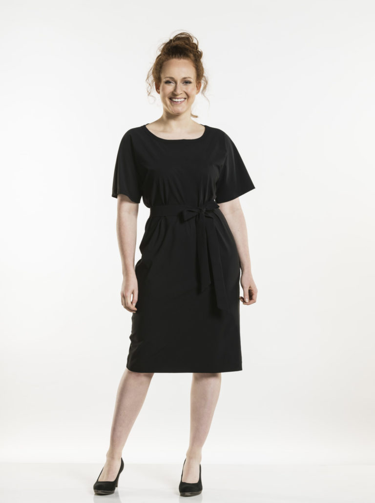 Dress Fennel Black Chaud Devant