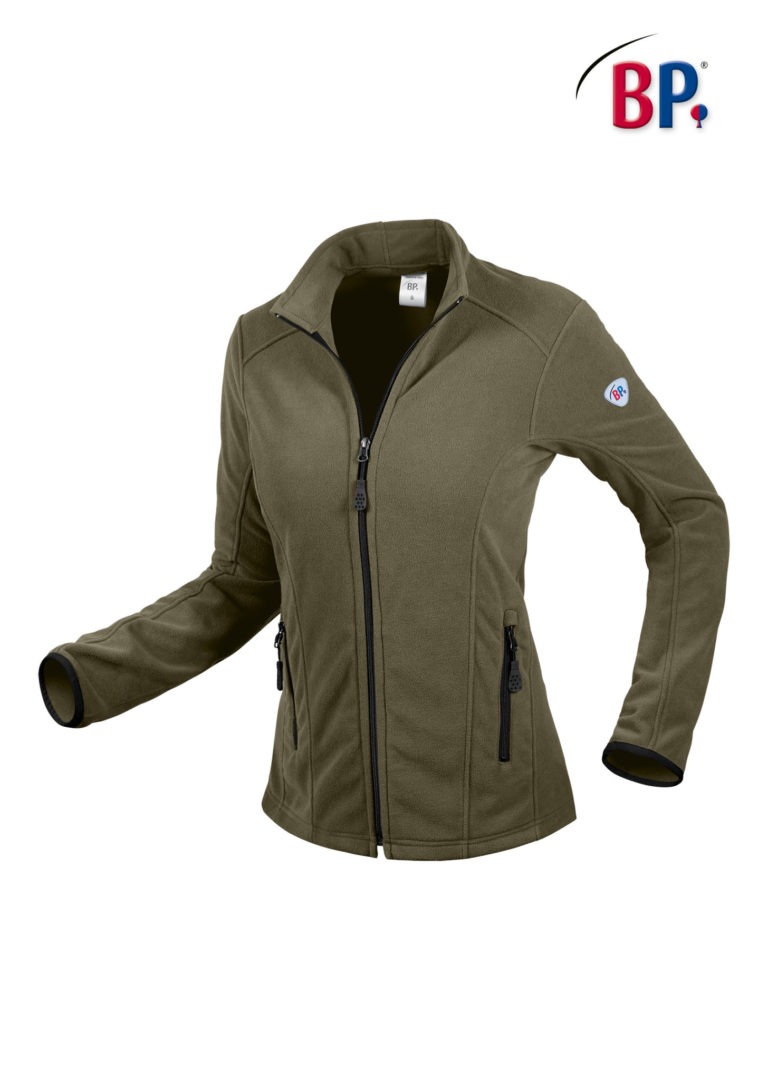 Dames Fleecevest 1693 BP Essentials 73 olijf