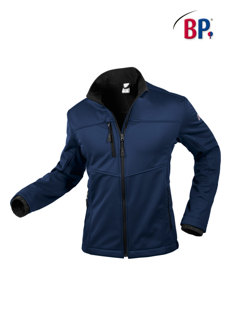 1696 Softshell jas nachtblauw