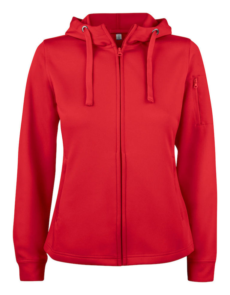 Basic Active Hoody Full Zip Ladies Clique 35