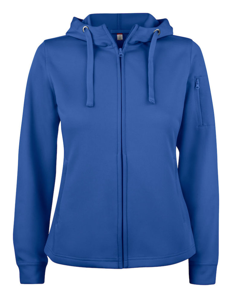 Basic Active Hoody Full Zip Ladies Clique 55