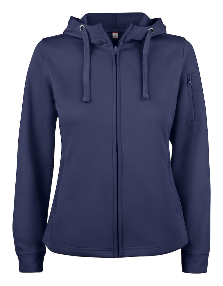 Basic Active Hoody Full Zip Ladies Clique 580