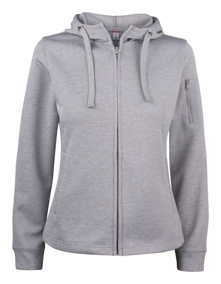 Basic Active Hoody Full Zip Ladies Clique 95