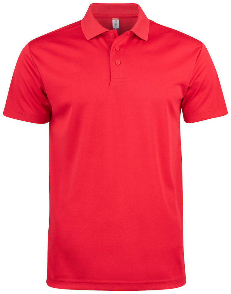 Basic Active polo Clique rood